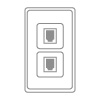 Work Area Outlets Icon
